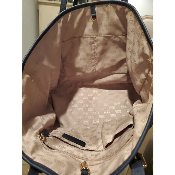 Michael Kors Jet Set Travel Lg Carryall Tote/Tote Bag/Blue/35T6Gtvt3L Ba… - Picture 6 of 10